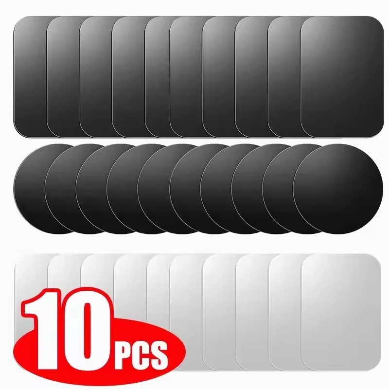 Essential Tablet Accessories - 5/10 Stück Magnetische Metallplatten-Aufkleber für Auto-Handyhalterung