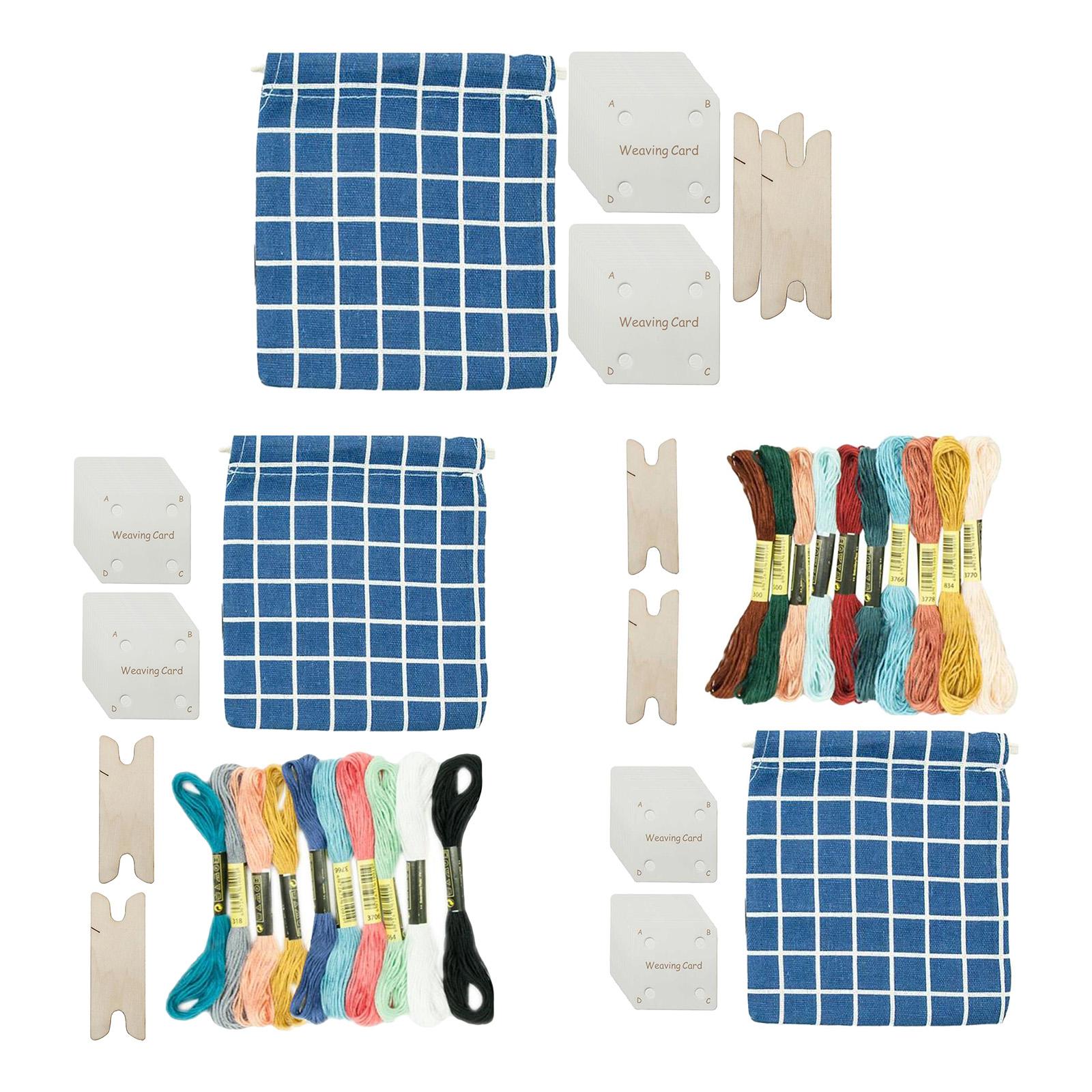 Tablet Accessories Set - Plastik-Tabletten-Webkarten-Set, Webwerkzeug-Kit, Zubehör für Inkle Loom