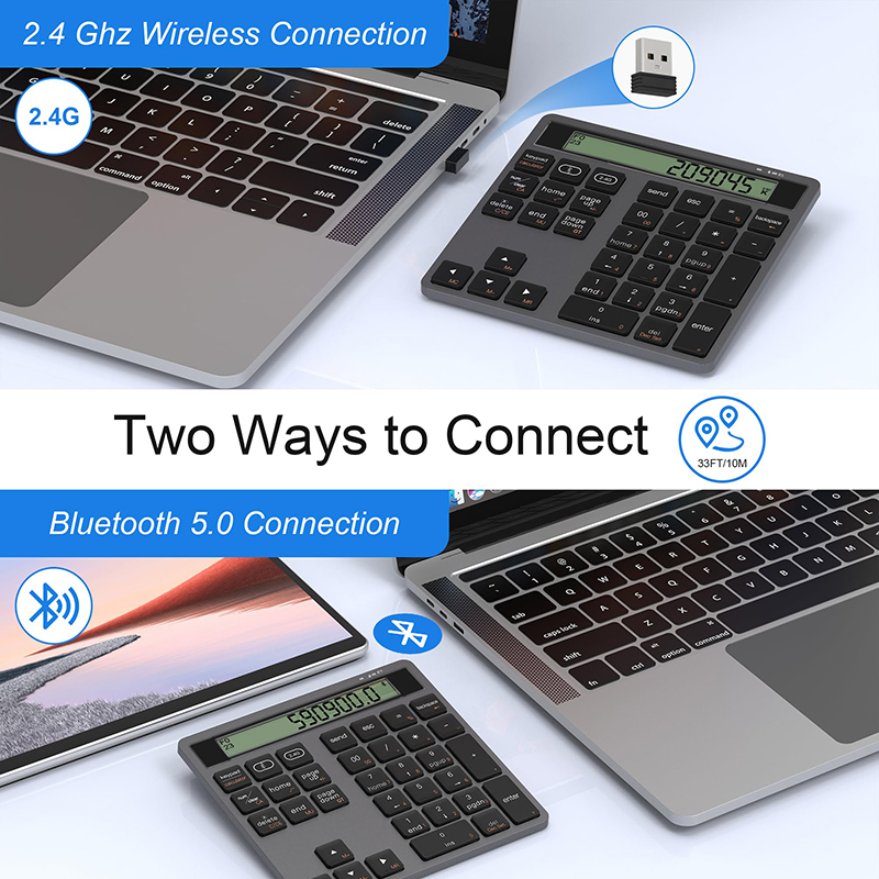 Tablet Accessories Uk - JOMAA USB Kabelloses Anpassbares Numerisches Tastenfeld