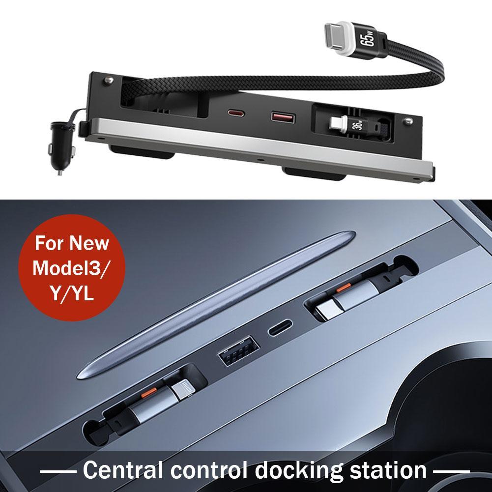 Usb Hub Type C - Auto-Zentralsteuerungs-Dockingstation USB A Typ C Hub-Ladegerät