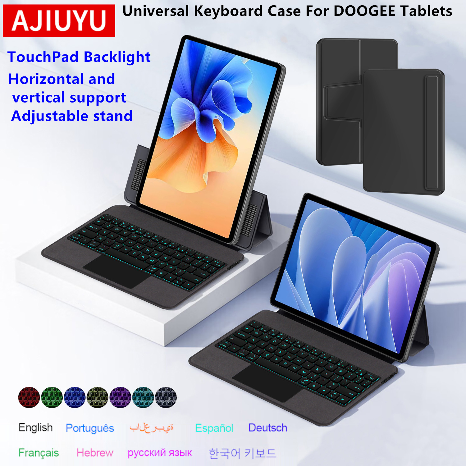 Tablet Accessories Keyboard - AJIUYU Touchpad-Tastatur für DOOGEE U11 /