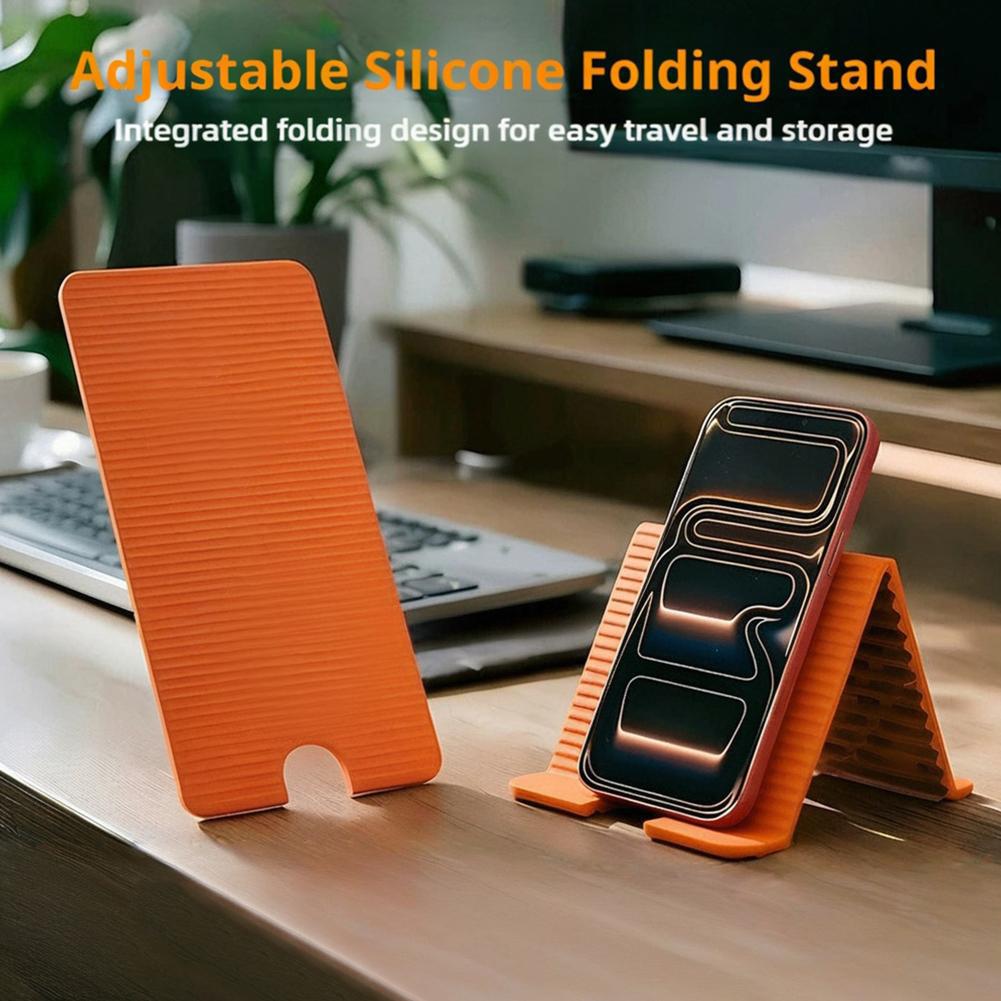 Essential Tablet Accessories - Flexibler, faltbarer Silikon-Telefonhalter für iPhone, iPad,
