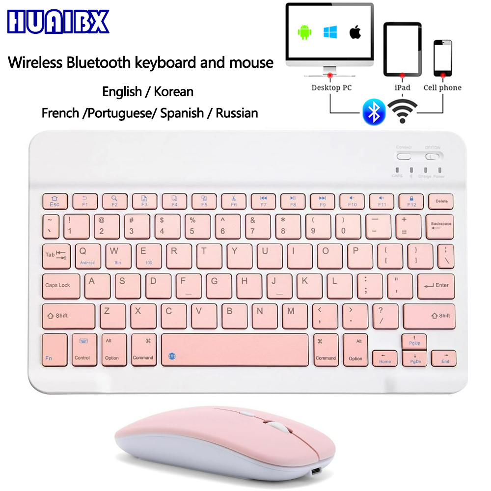 Tablet Accessories Keyboard - 10-Zoll-Wireless-Bluetooth-Mini-Tastatur für iPad, Telefon, Tablet, tragbare