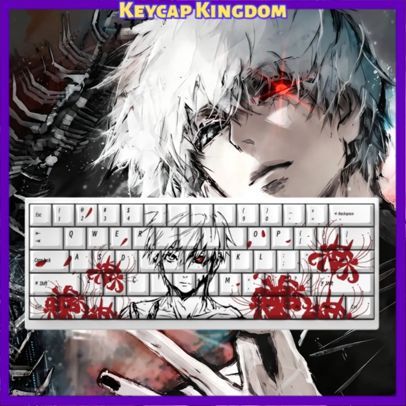 Tablet Accessories Keyboard - Tokyo Ghoul Kinki Ken Anime-Tastenkappe für