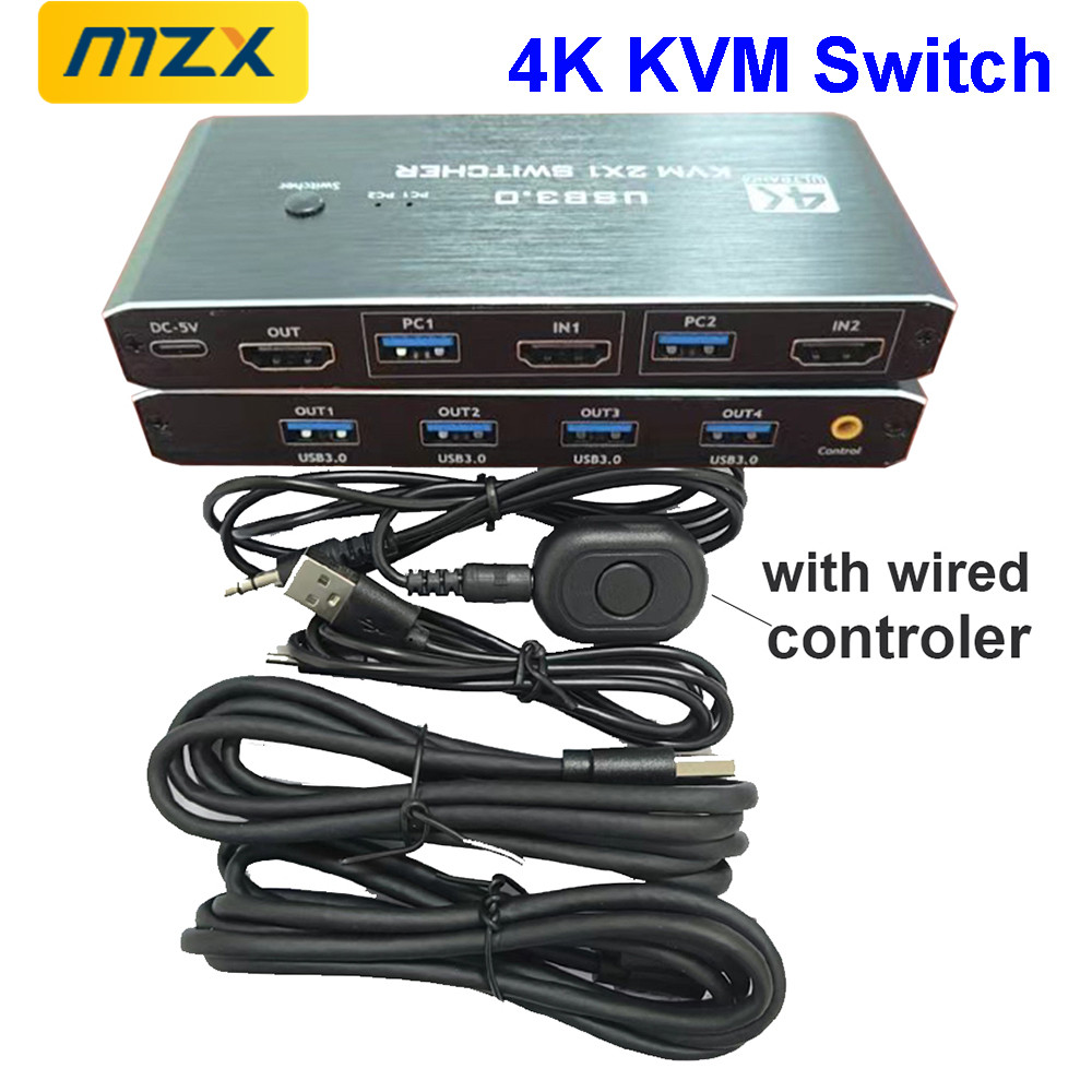 Tablet With All Accessories - KVM-Switch 4K 60Hz Umschalter USB 3.0