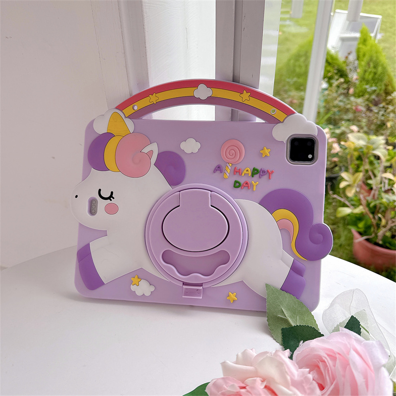 Tablet A9 Accessories - Cartoon-Einhorn-Kinder-Tablet-Hülle für Samsung Galaxy Tab A11