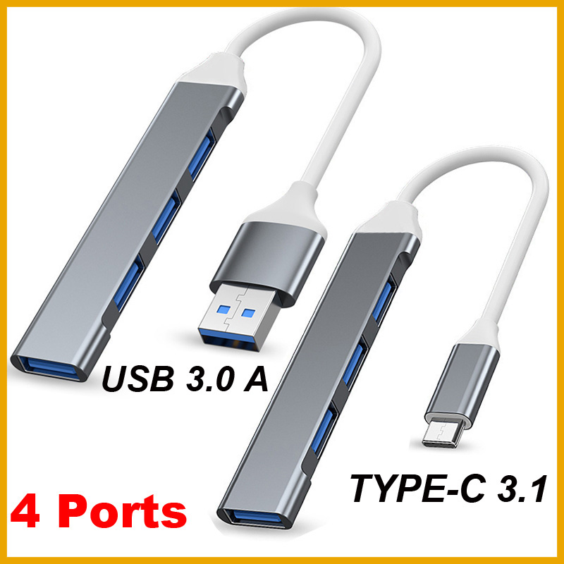 Usb Hub Type C - USB 3.0 TYPE-C 3.1 4-Port-USB-Hub OTG