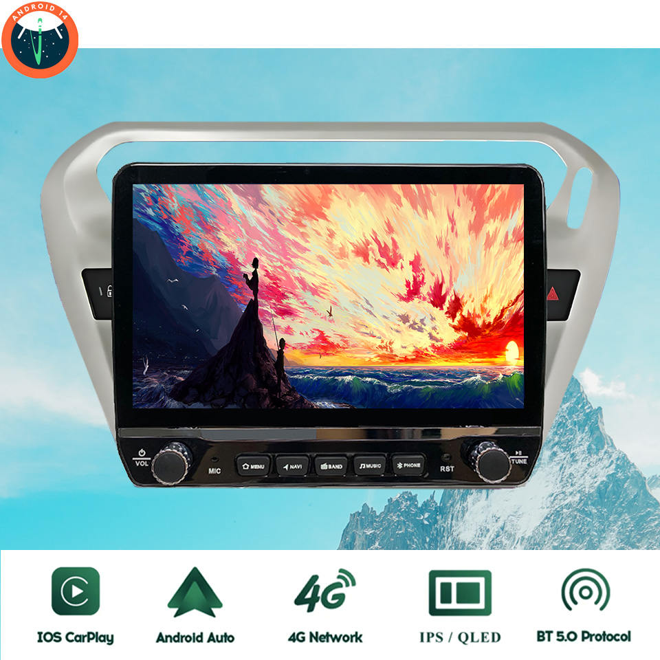 Tablet Danish Mobile & Accessories - Android 14 Auto-Multimedia-PC-Tablet für Peugeot 301