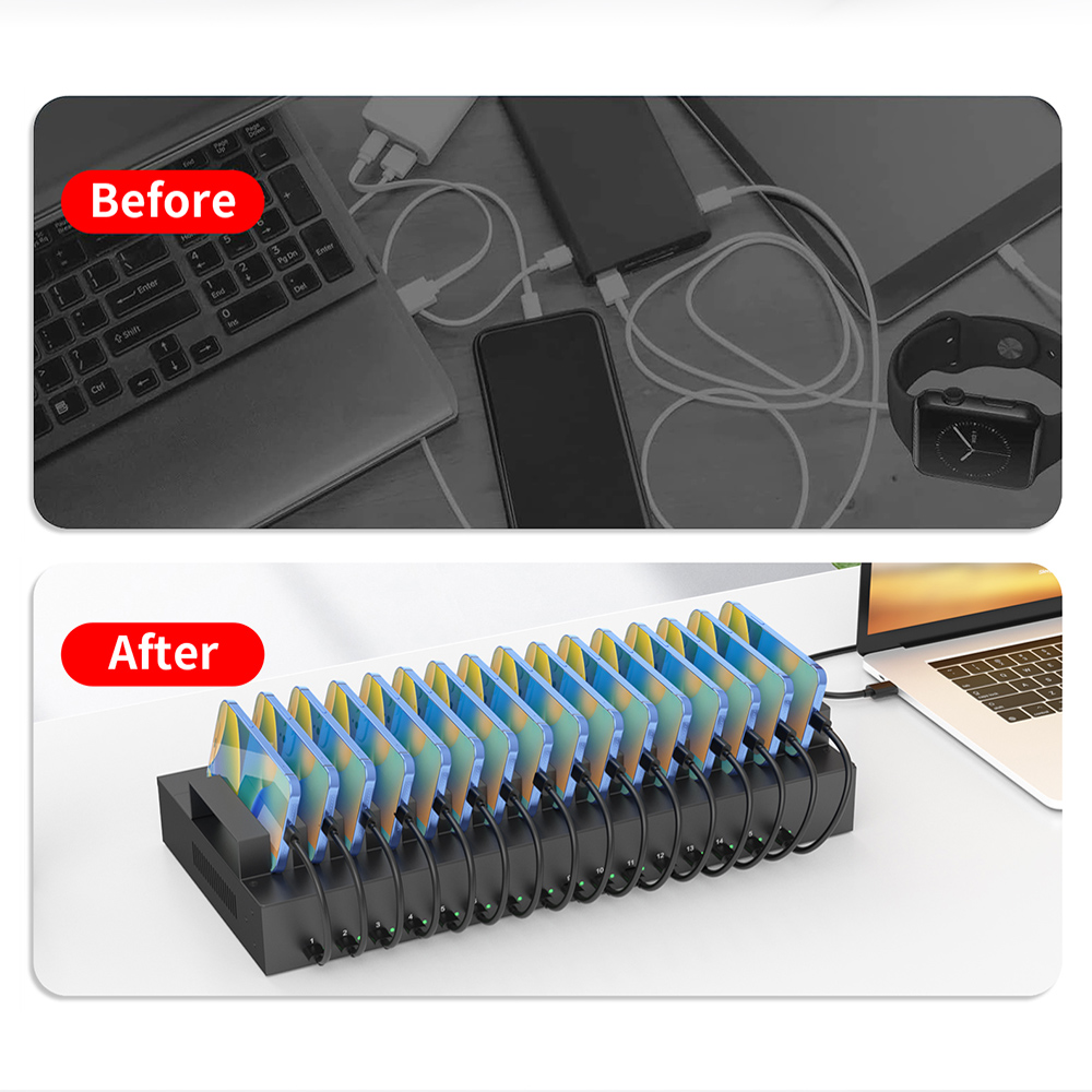 Usb Hub Type C - CA16-165C 16-Port USB Typ-C Hub USB