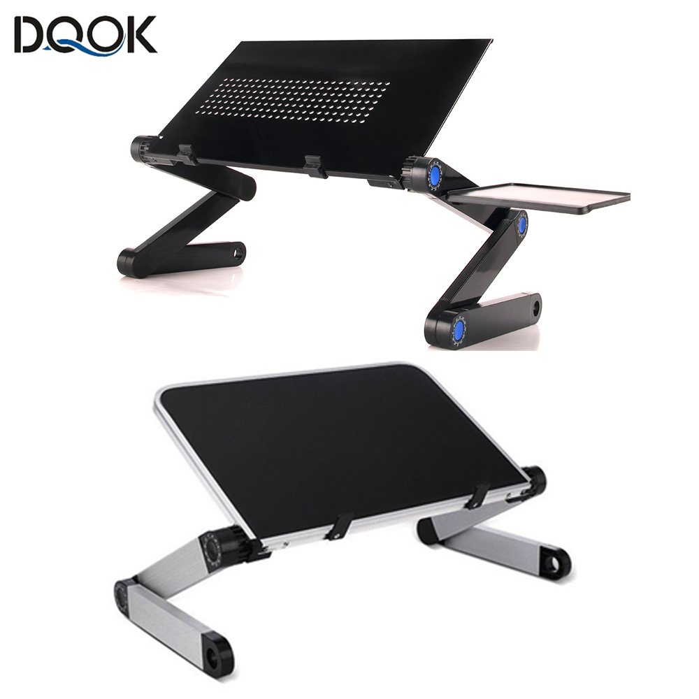 Tablet Lap Desk - Verstellbarer Laptop-Schreibtischständer, tragbarer, ergonomischer Lapdesk aus