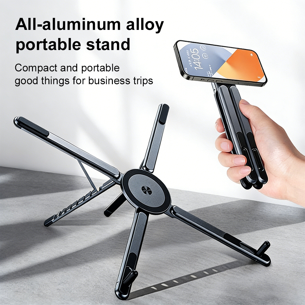 Cooling Stand Tablet - 360 ° Drehbarer magnetischer Laptop-Ständer, höhenverstellbar,