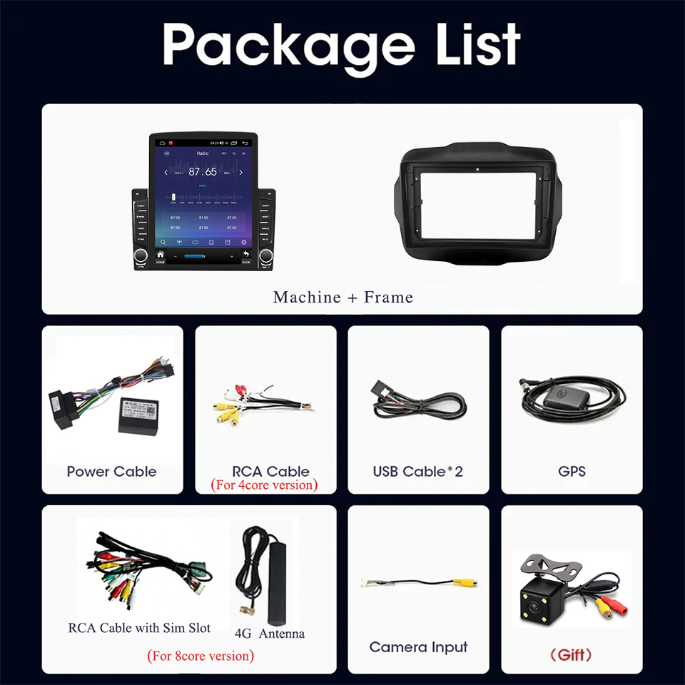8G + 128G Android 14 Für Jeep  – Tablet Danish Mobile & Accessories Bewertung und Preis