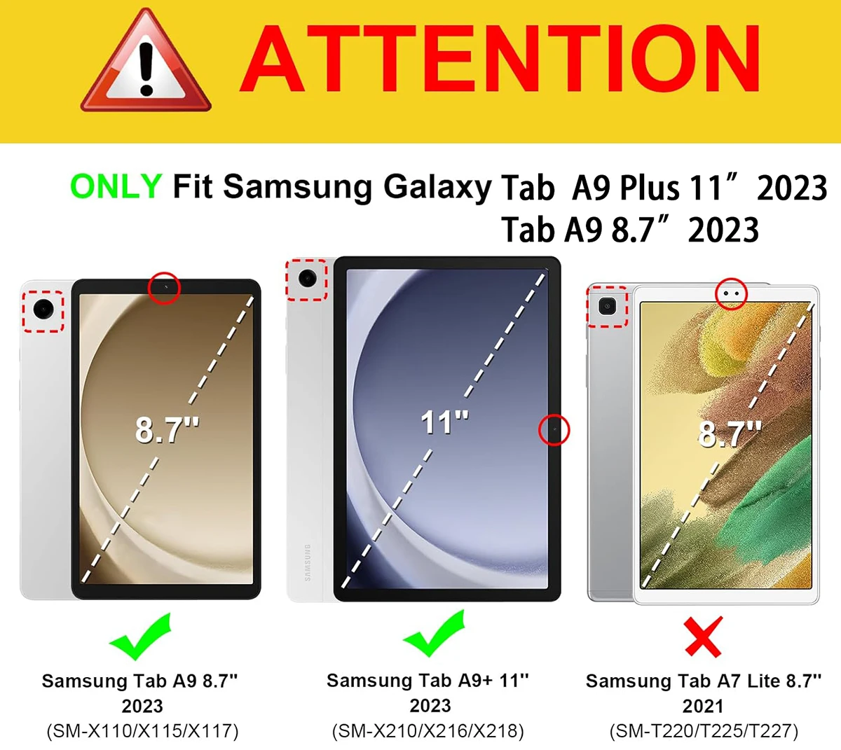 Drehbare Hülle für Samsung Gal – Tablet A9 Accessories Bewertung und Preis