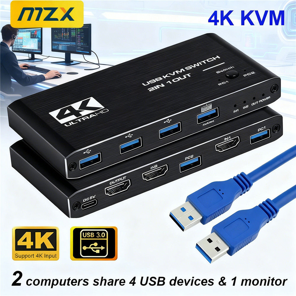 KVM-Switch 4K 60Hz Umschalter  – Tablet With All Accessories Bewertung und Preis