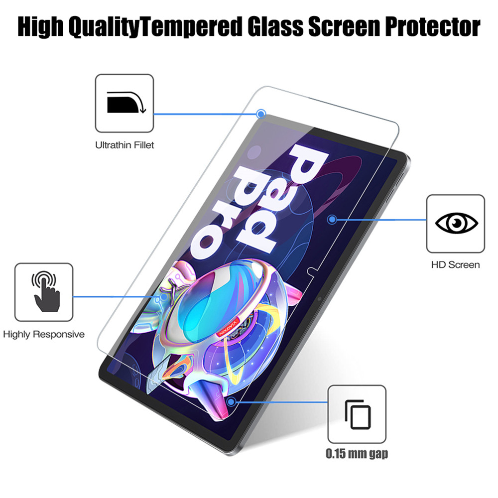 2PCS Displayschutzfolie aus ge – Lenovo Tablet P12 Accessories Bewertung und Preis