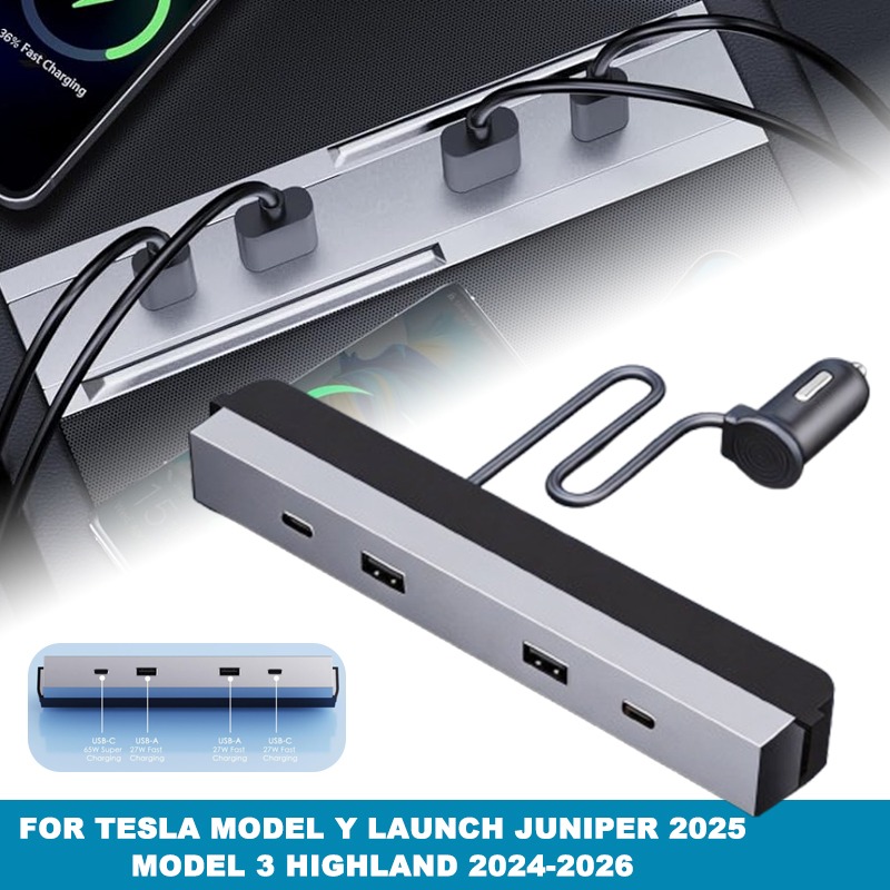 Mittelkonsolen-Autoadapter Mul – Usb Hub Type C Bewertung und Preis