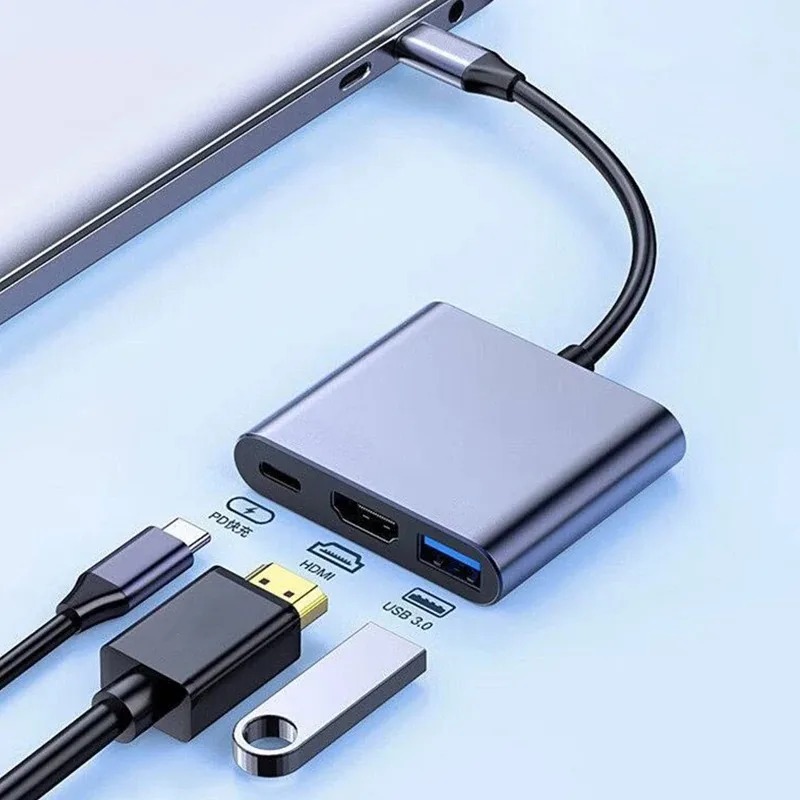 USB C HUB 3in1 Typ C 3,0 zu HD – Usb Hub Type C Bewertung und Preis