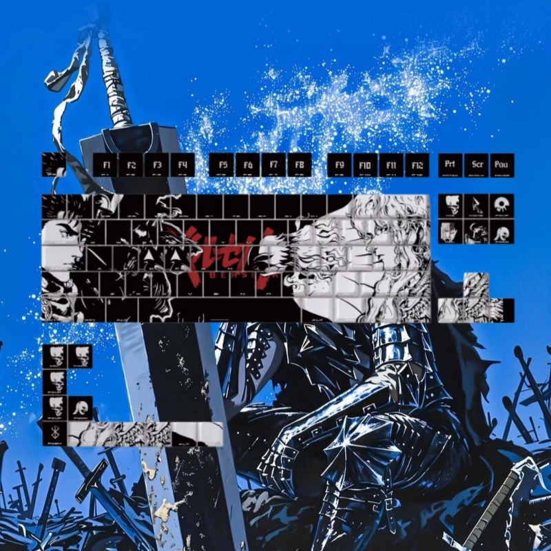 BERSERK Theme Anime Keycap 98  – Tablet Accessories Keyboard Bewertung und Preis
