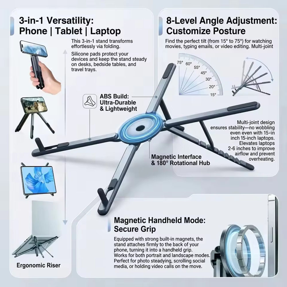 Tragbarer Magnetischer Handyha – Essential Tablet Accessories Bewertung und Preis