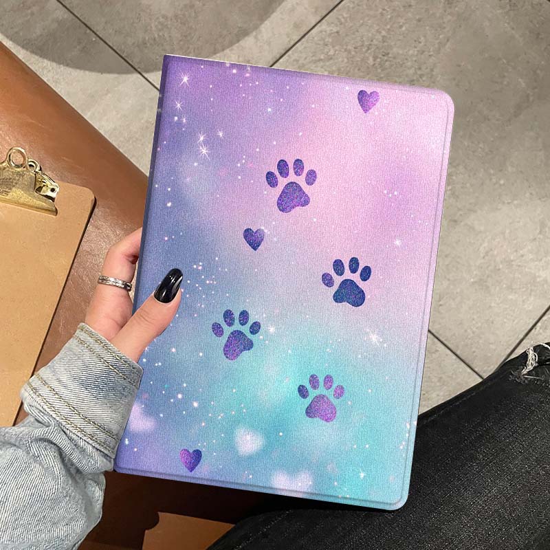 Cartoon Glitter Paw Prints Sof – Lenovo Tablet P12 Accessories Bewertung und Preis