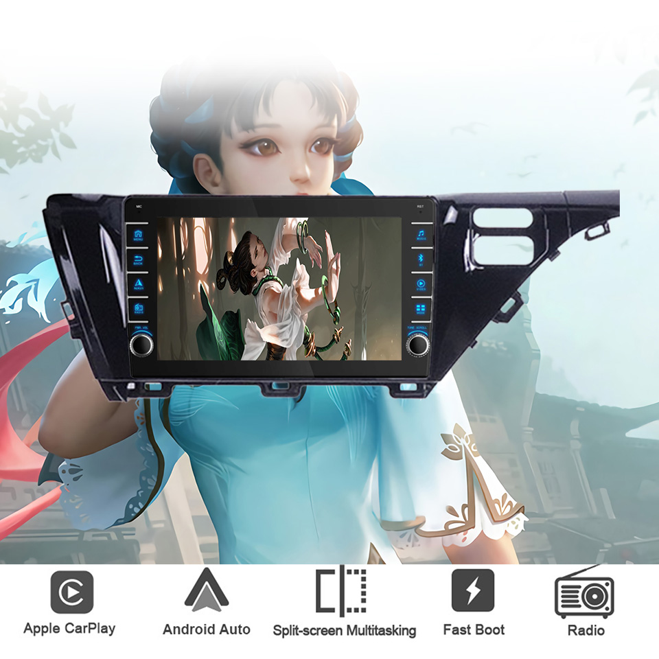 8G+128G Android 14 Für Toyota  – Tablet Danish Mobile & Accessories Bewertung und Preis